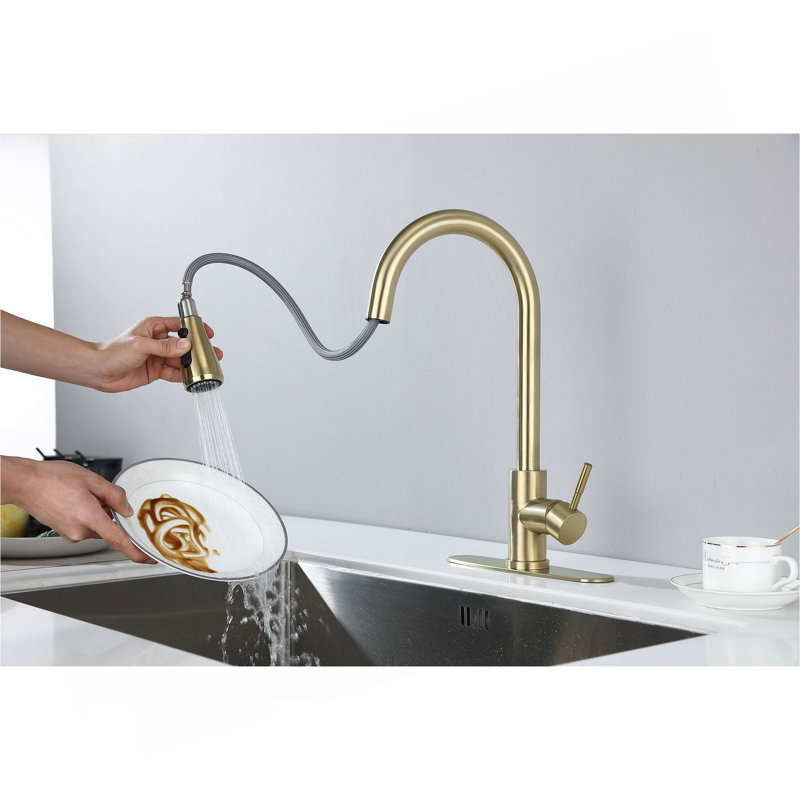 Robinet de cuisine avec douchette extractible