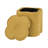 Chenille Flower Ottoman W/ Storage-1639809592