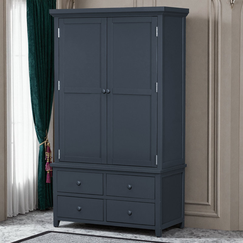 Grand garde-manger autoportant de 41,3 po avec 8 supports à vin | Armoire de rangement en bois avec 8 tablettes de porte, 3 tablettes réglables et 7 tiroirs pour la cuisine et la salle à manger