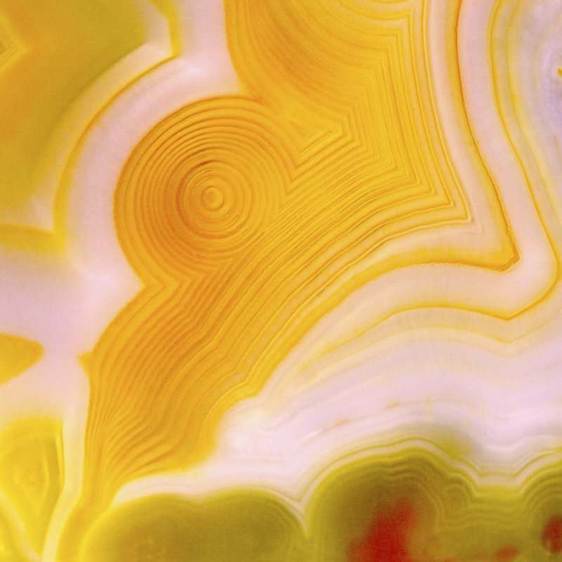 Agate Crystal Background - Wrapped Canvas Print, 91cm H x 91cm W