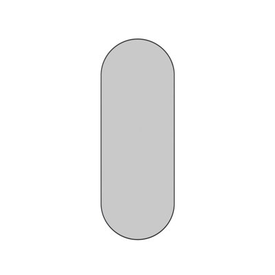 Modern & Contemporary Accent Bathroom / Vanity Dresser Mirror
