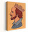 «Crowned Shakespeare Profile», art abstrait rétro-129004130