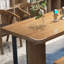 Bureau rectangulaire en bois massif noyer-108976797