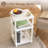 Small Side Table With 3 Tier Open Shelf, Modern Nightstand Bedside Table For Living Room, Bedroom, Office And Small Spaces – White – 3 Tier Open Shelf / Wood‑Like Material / Modern Style