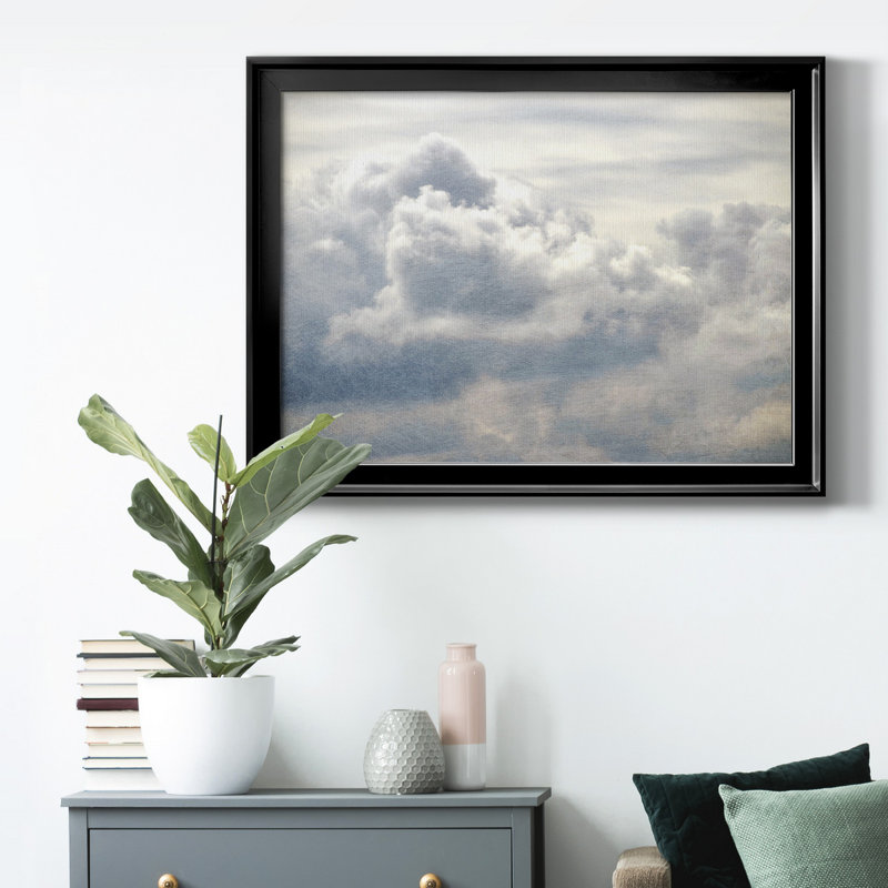 From Above II - peinture encadrée, Noir, H 26,5 po x l 36,5 po x P 1 po, Pas de tapis