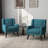 Stephanny 27.5" Wide Tufted Armchair with Solid Wood Legs-1789171724