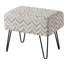 48.3cm Wide Rectangle Chevron Standard Ottoman-5467366
