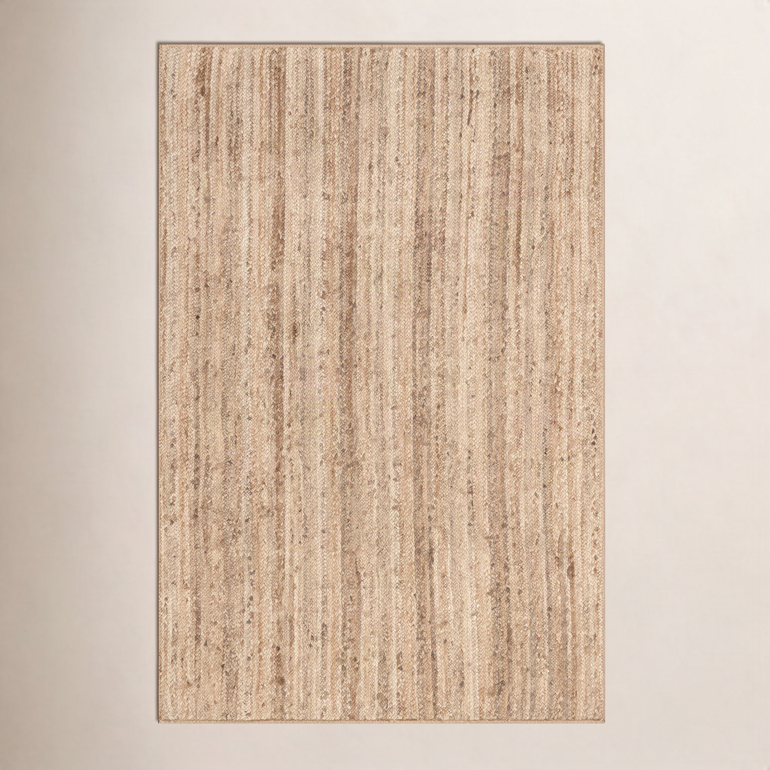 Natural Hand-Woven Jute Rug, Rectangle 12' x 18'