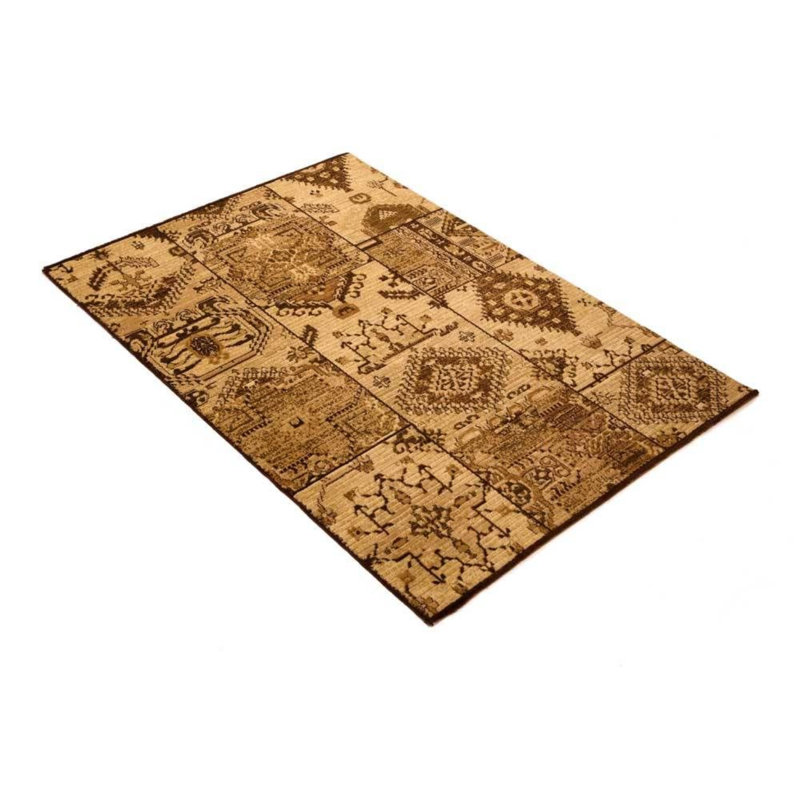 Gillis Rectangle 15 cm x 135 cm Patchwork Flatweave Area Rug