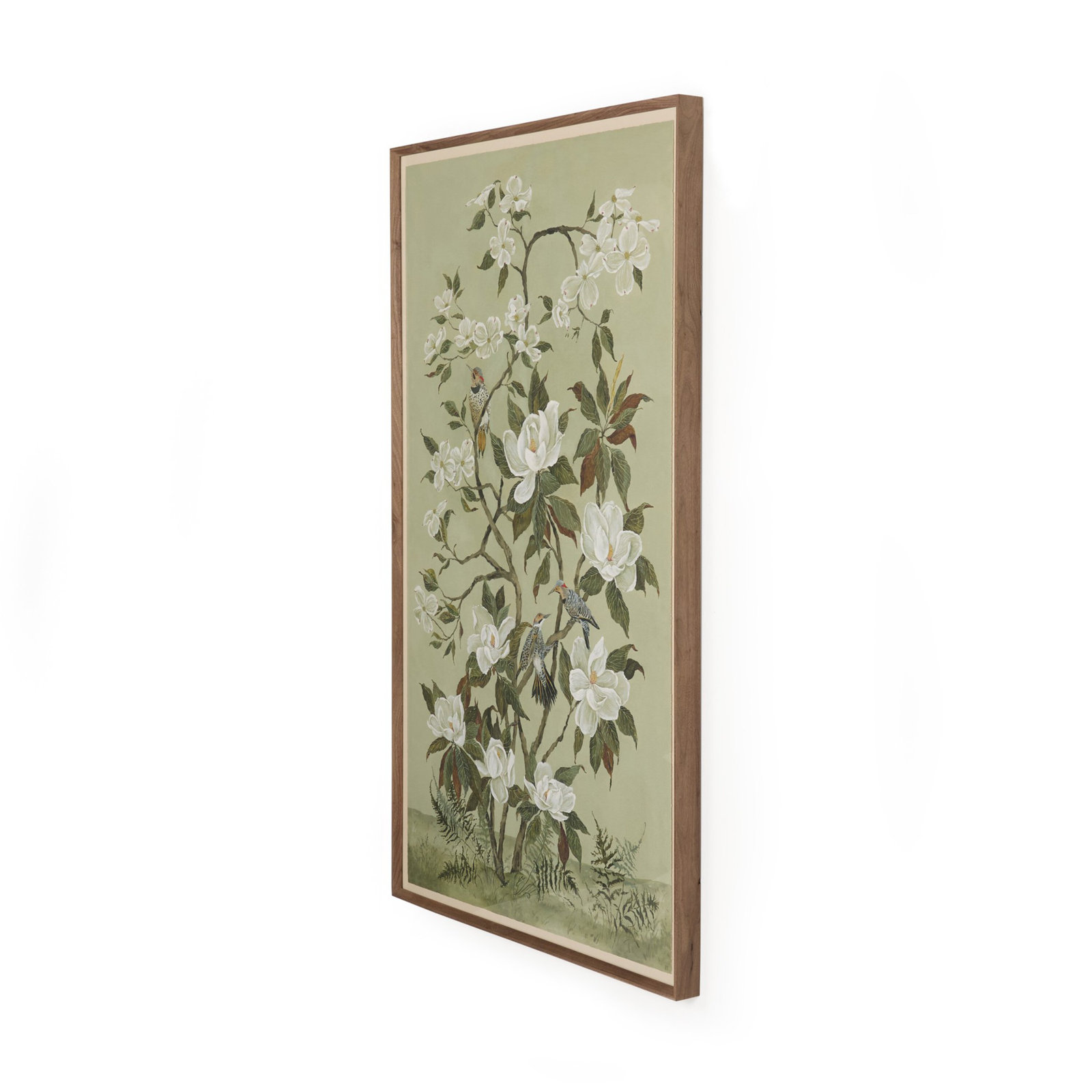 Green Chinoiserie by Laurel-Dawn Latshaw, 40" H x 24.5" W