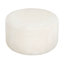 Velours côtelé rond beige - l 30,21 po, P 16,24 po, contreplaqué, adaptable à de multiples fonctions avec revêtement X 16,24 po, rembourrage en mousse dense, différents styles de décor