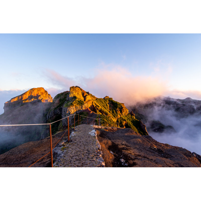 Pico Ruivo, Portugal by Synergicworks - Wrapped Canvas Print, 20cm H x 30cm W