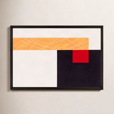 Composition With Yellow 1 by Robert Kamnatnik