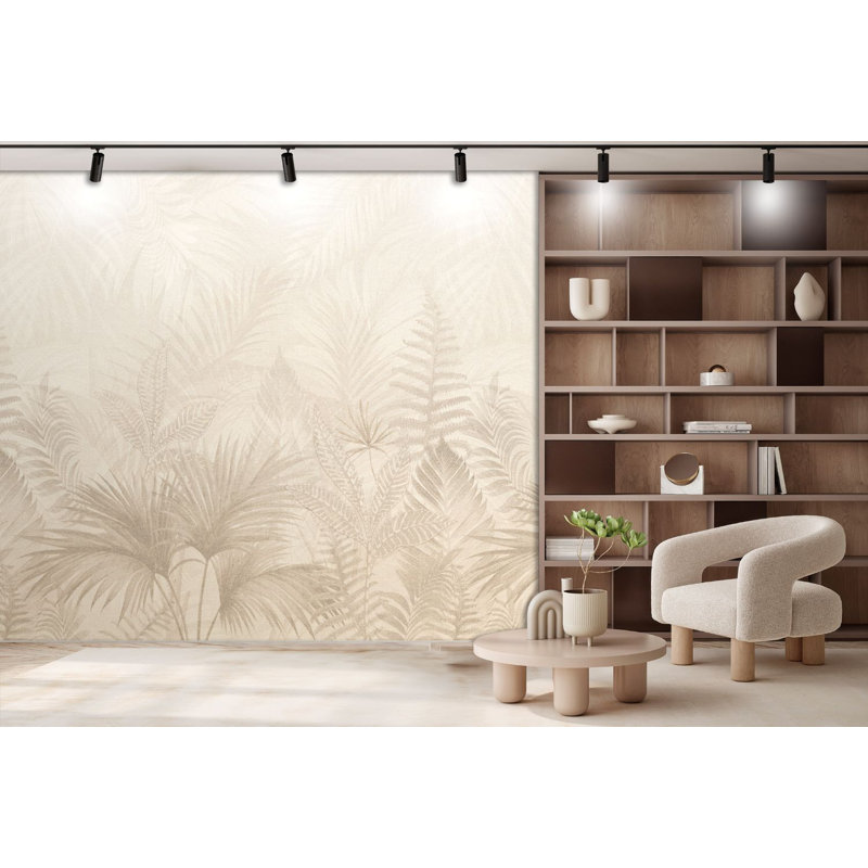 Papier peint Linen Jungle, Greige