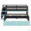 Lit mezzanine avec bureau coulissant, lit gigogne et marches de rangement-131274462-131274466