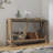 Console Table, Farmhouse Entryway Table With Storage Slatted Shelf, Rustic Sofa Table With Anti-Tipper For Living Room, Hallway-846301279