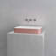 Vast Studio Wall-Mounted Rectangular Bathroom Sink – Gray/White Elevated Concrete-1908172596