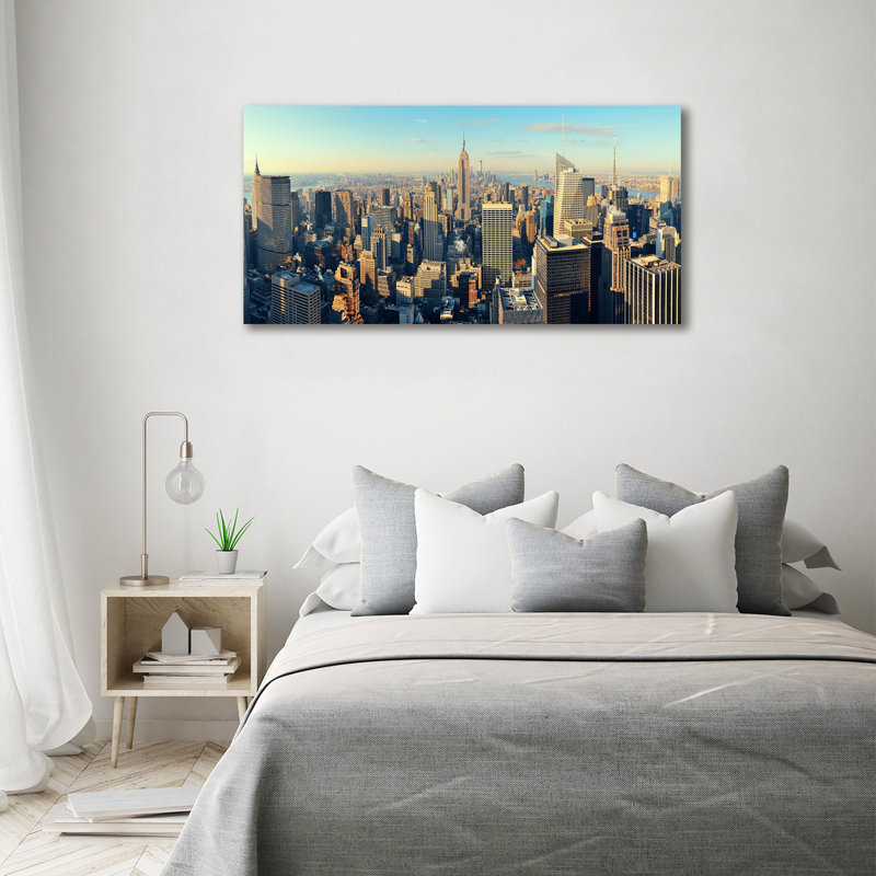 Skyscrapers - No Frame Print on Glass, Canvas, 70cm H x 140cm W x 2cm D