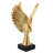 Modern Glam Abstract Eagle Sculpture with Uplifted Wings - Decorative Resin Polyresin Figurine for Contemporary Statement Art Decor-29305269-29305274