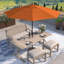 Parasol de marché octogonal Loudean-269600692