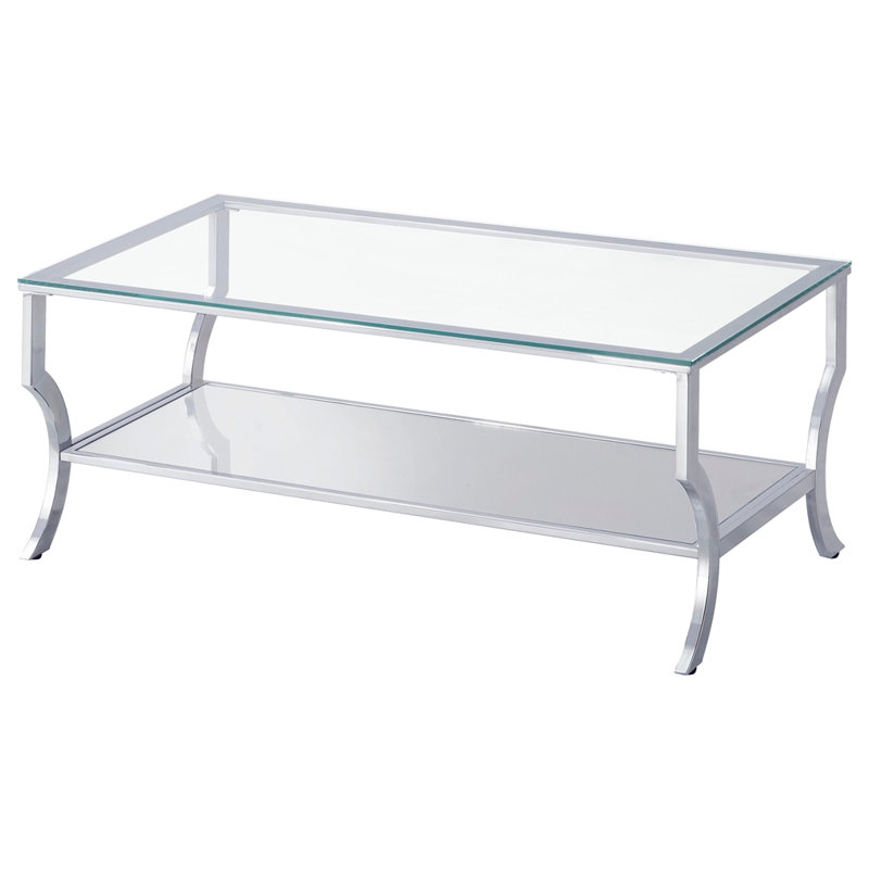 Chrome 3-piece Coffee Table Set