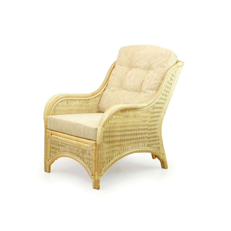 Fauteuil large de 28 po Boba, Polypropylène / oléfine crème, Naturel