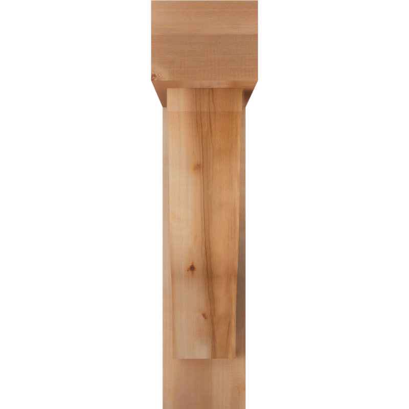 Support Funston Block avec support décalé, 36 x 32, Cèdre rouge occidental de l 8 po (scié brut)
