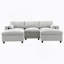 Comfortable U-Shaped Sectional Sofa with Storage and Versatile Design for Relaxation-1537588410