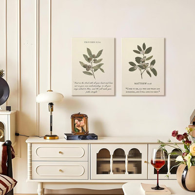 2 Piece Wrapped Canvas Print