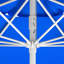 Parasol en fibre de verre 7,5 pi avec passe-partout blanc-454072608