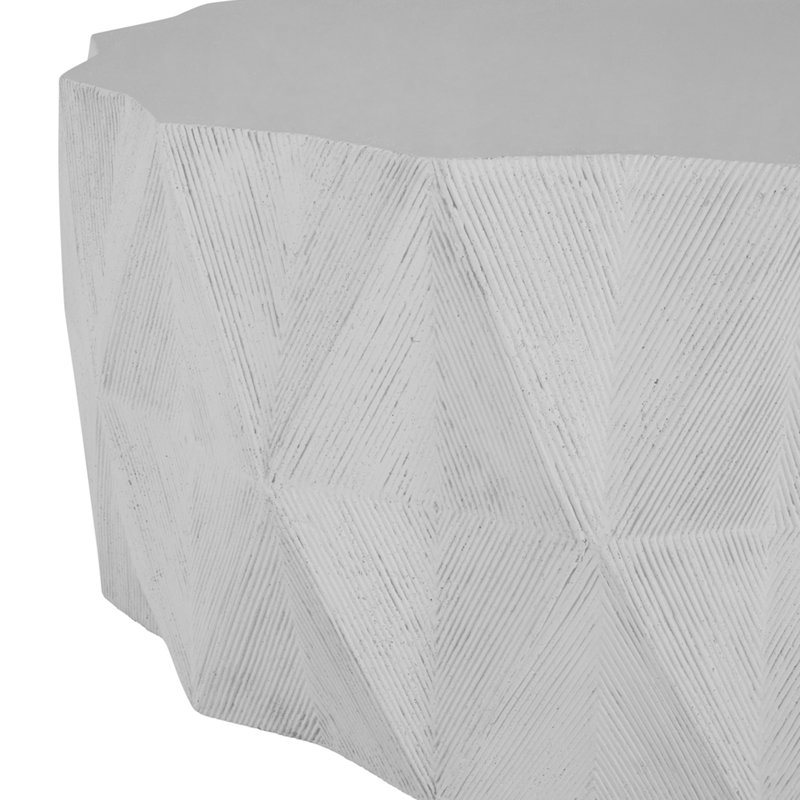 Cast Stone Coffee Table, Natural Stone