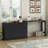 Innovative Sideboard that Effortlessly Converts into a Dining Table and Adjustable Pull-Out Top for Flexible Use,Suitable for Study,Entrance and Living Room-1154274284
