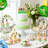 Tinkerbell Birthday Party Decorations, 112 Pcs Tinkerbell Party Supplies & Tinkerbell Party Tableware for Kids Set