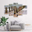 Sea, Beach, Nature - 5 Piece Wrapped Canvas Print-1930045115