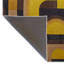 Tapis décoratif moderne à motif géométrique jaune-noir-1689791659