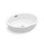 Perfect Under-Mount Basin, Centric Oval with Overflow, Glazed