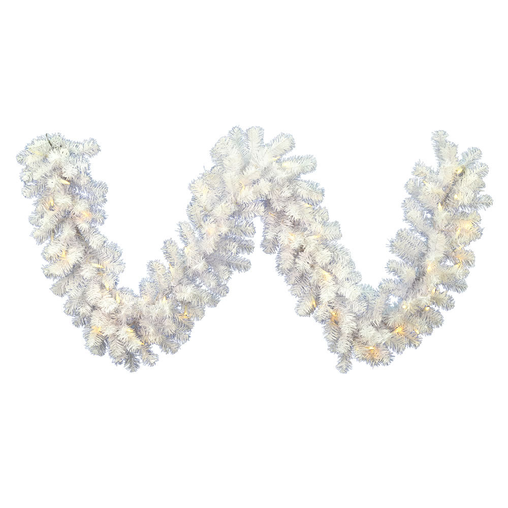 Alayah 108'' in. Lighted Faux Mixed Assortment Garland Hashtag Home
