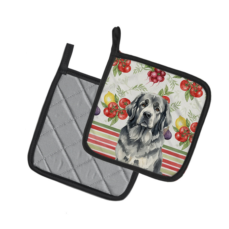 Paire de supports à casseroles gris, Gris