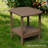 Patio Adirondack Side Table, Outdoor End Tables All-Weather Resistant HDPE Humidity-Proof Long Time Use for Deck, Lawn,Garden, Porch, Backyard End Table-448032355