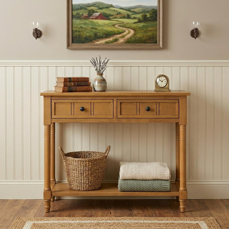35.5'' Solid Wood Console Table