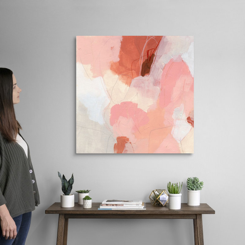 «Terracotta Cloud I» par June Erica Vess - reproduction de photo, H 30 po x l 30 po x P 1,25 po, Toile tendue