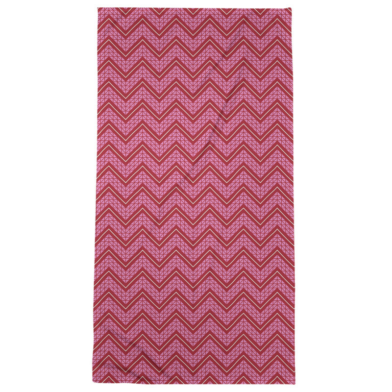 Beach Towel, Pink/Red, Microfiber