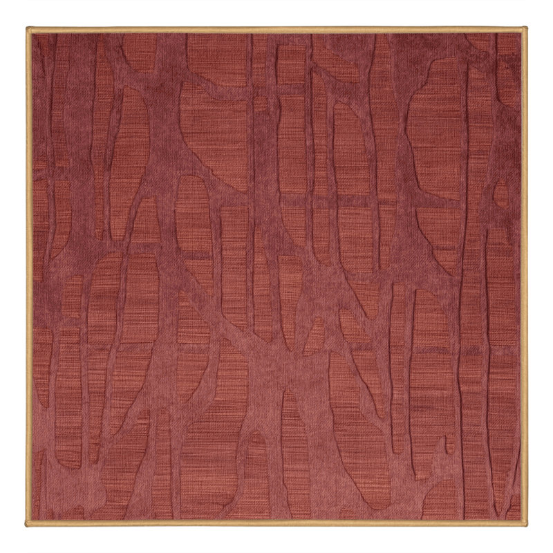 Tapis abstrait lavable à la machine, Carré 6 pi