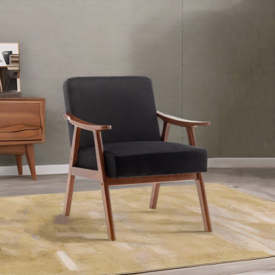 Chaise d'appoint avec structure en bois massif