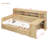 Bahiyah Wooden Multi-Functional Daybed With Storage Shelves, 2 Storage Drawers And Study Desk-1780373099-1764962301