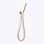 Metro 2-Way Pressure Balance Trim Complete Shower Set - Wall Mount - 8" Brass