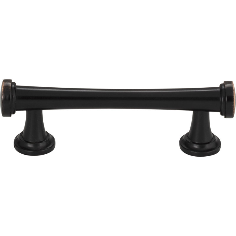 Venetian Bronze 3" Traditional Bar Pull with Mounting Hardware