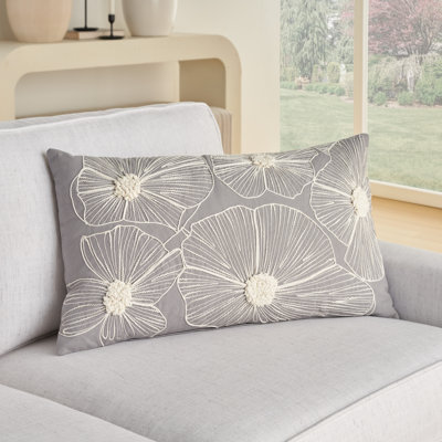 Embroidered Cotton Pillow Cover