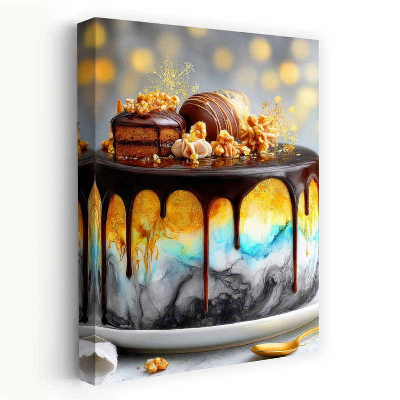 Art mural moderne et élégant Decadent, 60" H x 40" W