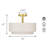 Nichoel Linen Semi Flush Mount-440036253